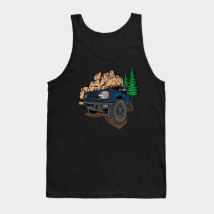 Ford Bronco Design - Dark Blue Tank Top